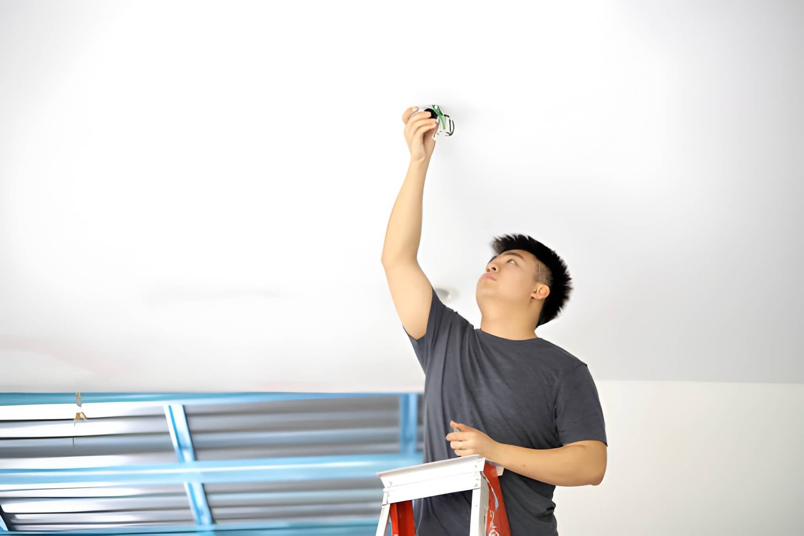 Ceiling fan installation