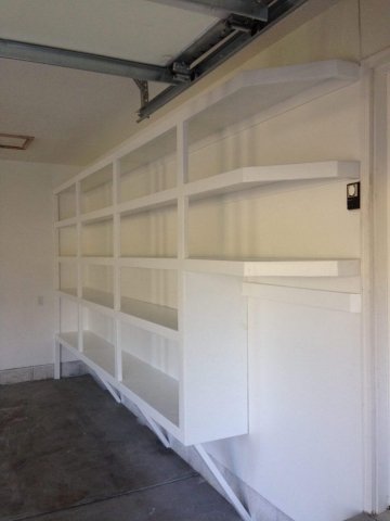 Garage Shelfs Installation